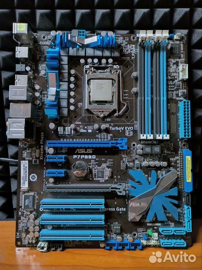 Материнская плата + процессор i5