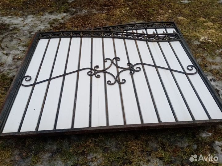 Ворота кованые бу