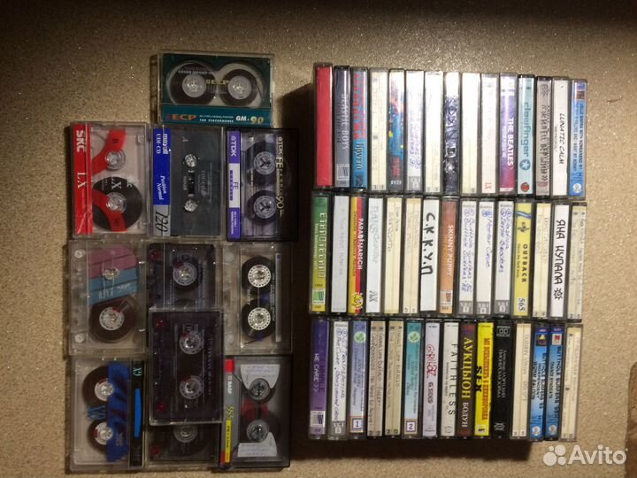 Аудиокассеты Б\У 56 штук