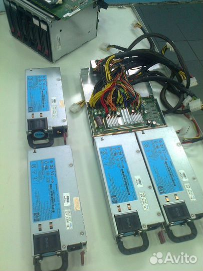 Контроллер для бп и блоки от сервера HP ML350 G6