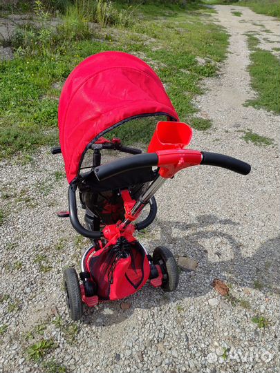 Детский трехколесный прогулочный велосипед