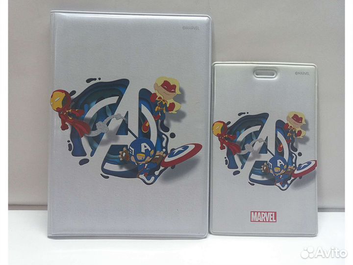 Обложки на паспорт и картхолдер Мстители