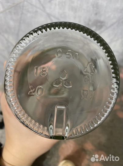 Бутылка с пробкой