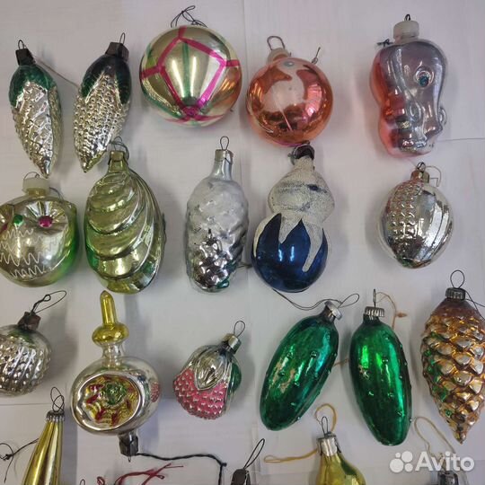 Елочные игрушки СССР