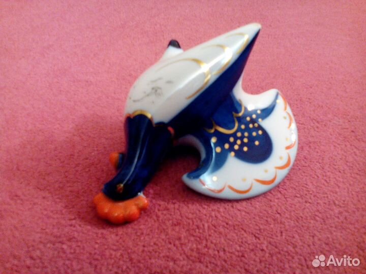 Фарфор лфз Солонка Петух 1977г