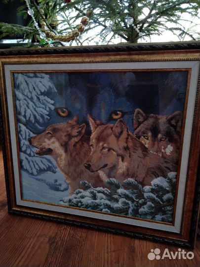 Картина,вышитая крестиком