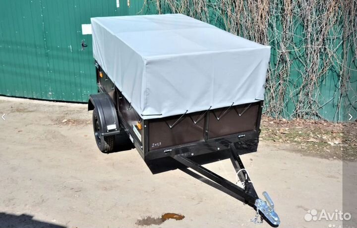 Прицеп 2х1.3 с тентом 500мм