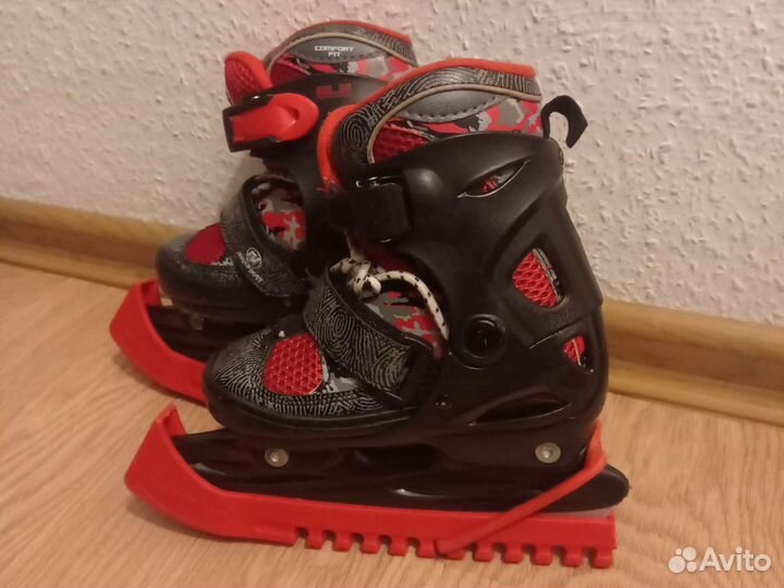 Коньки детские раздвижные nordway 30 33