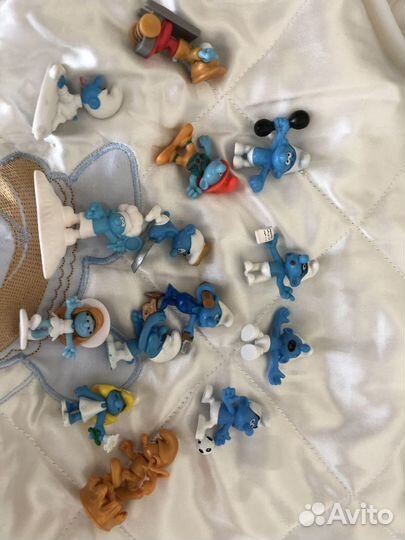 Киндер Смурфы, кроты 90-е разные коллекции