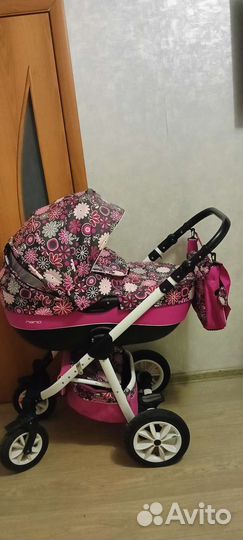 Коляска Riko Nano Flower Collection (2 в 1)