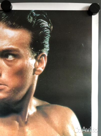 Оригинальный плакат Ван Дамм. 90 х годов