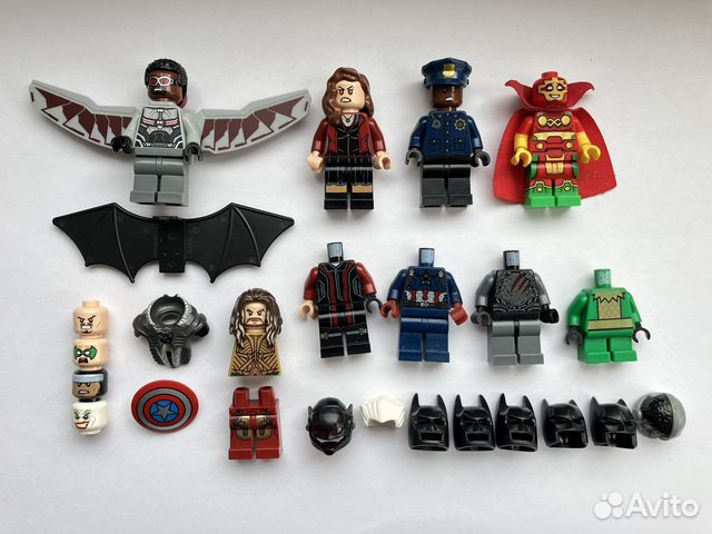 Lego Super Heroes Marvel DC фигурки детали