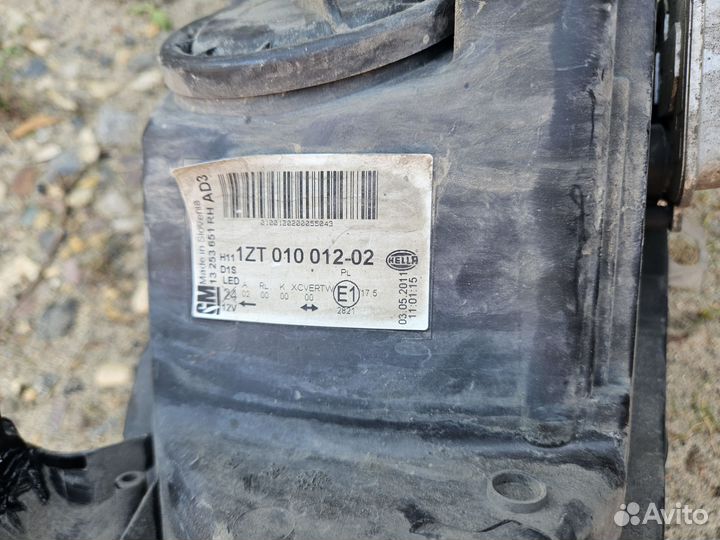 Правая AFl ксенон фара opel astra j