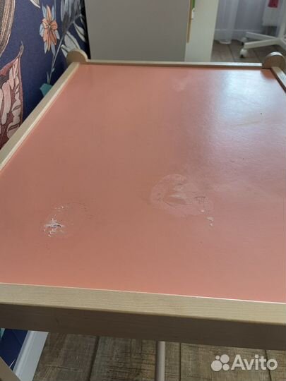 Детский стол и стул массив березы+мдф