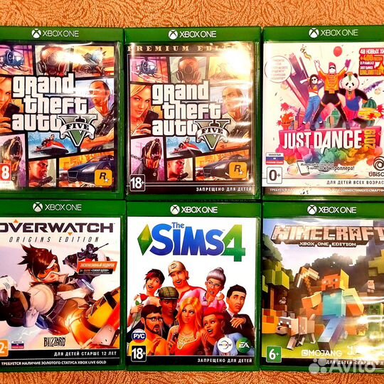 Xbox One, лицензионные игры