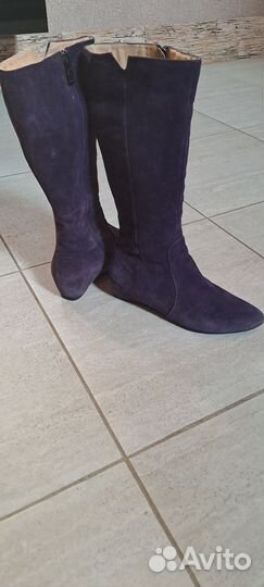 Сапоги женские натуральная замша 38размер