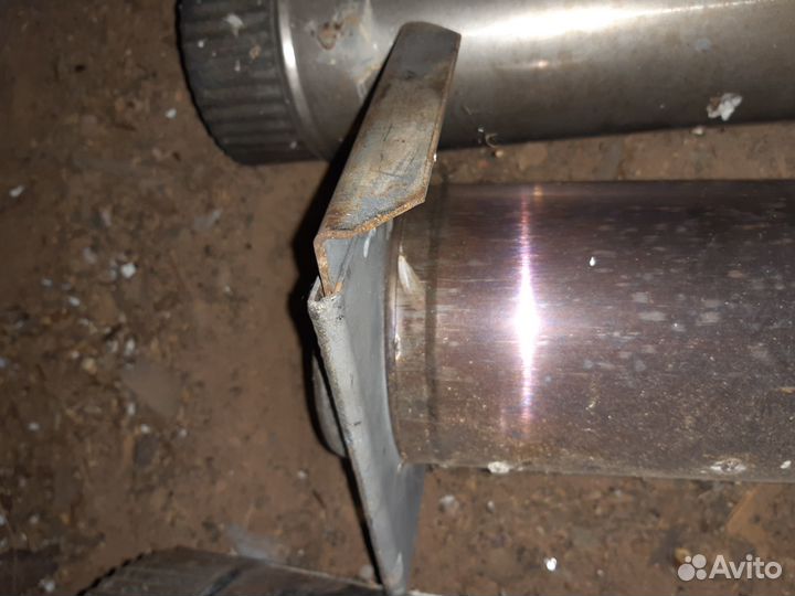 Трубы для дымохода бани из нержавейки 130 бу