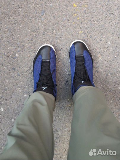 Nike air jordan 13 retro navy синие