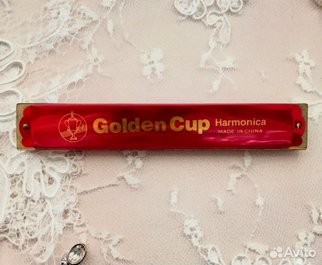 Гармошка губная Harmonica Golden Cup