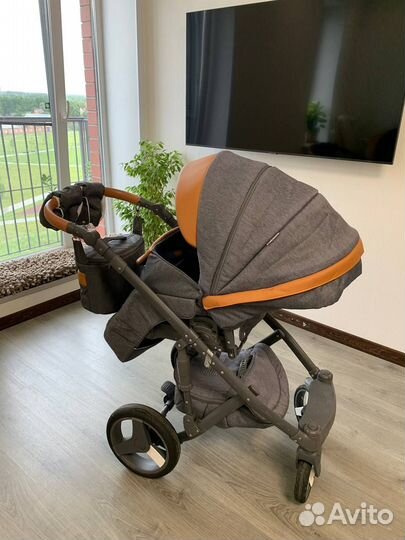 Коляска Adamex Monte Carbon 2 в 1