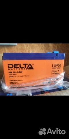 Аккумулятор Агм AGM Delta 12 HR12-34w 9a/h