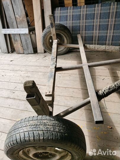 Прицеп под казан ку самодел