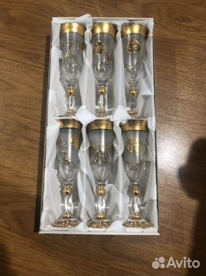 Фужеры богемия чехия