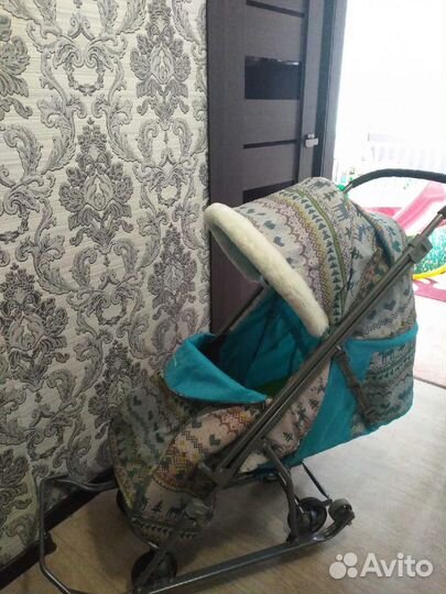 Сани коляска