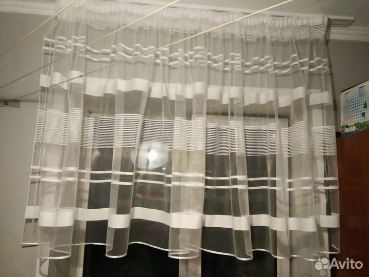 Тюль для кухни