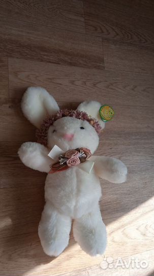 Мягкая игрушка заяц новая