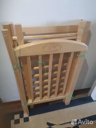 Детская кровать с матрасом бу