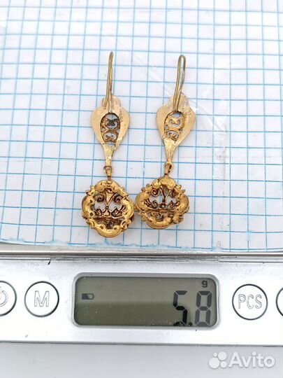 Серьги длинные