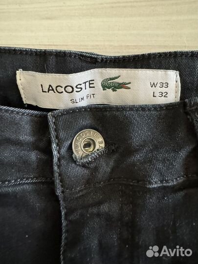 Джинсы lacoste мужские