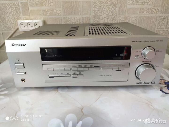 Av ресивер/усилитель Pioneer vsx d512