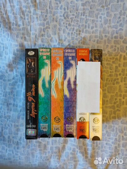 Видеокассеты VHS с фильмами для взрослых