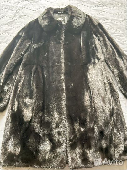 Шуба норковая 42 44 бу