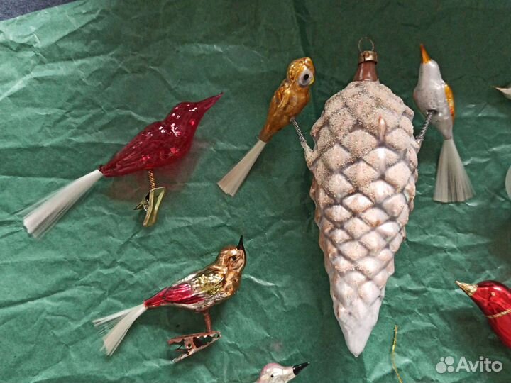 Ёлочные игрушки Германия гдр