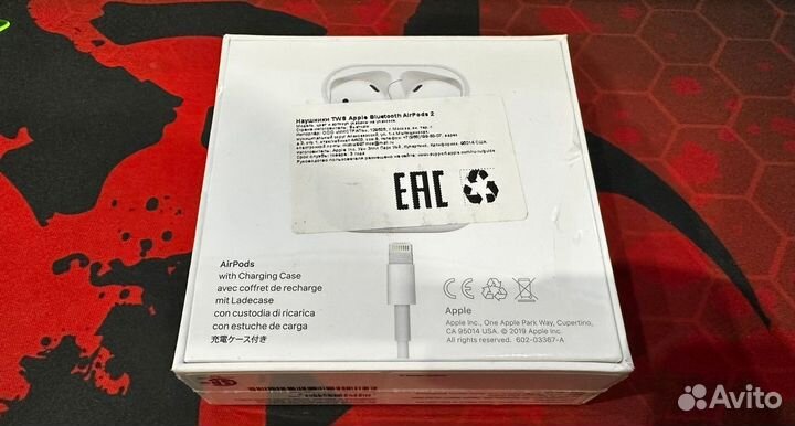 Новые Оригинальные Apple Airpods 2 Белые