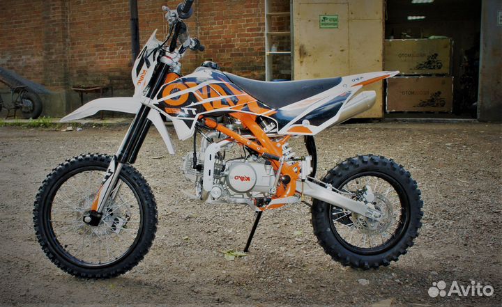 Питбайк kayo basic TT125 EA 17/14 KRZ (п/автомат)