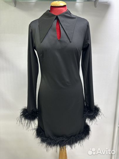 Черное мини платье новое
