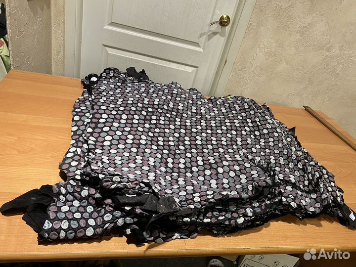 Натуральная кожа черная 3D декоративная