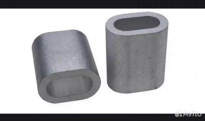 Зажим для троса алюминиевый 1 мм