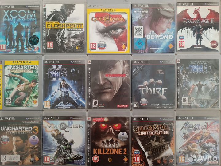 Диски Sony PS3 игры