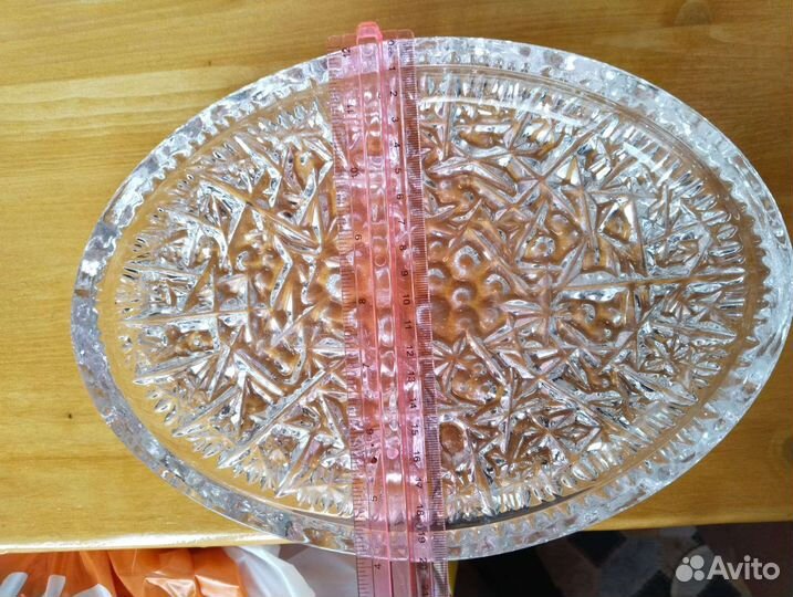 Блюдо хрустальное СССР