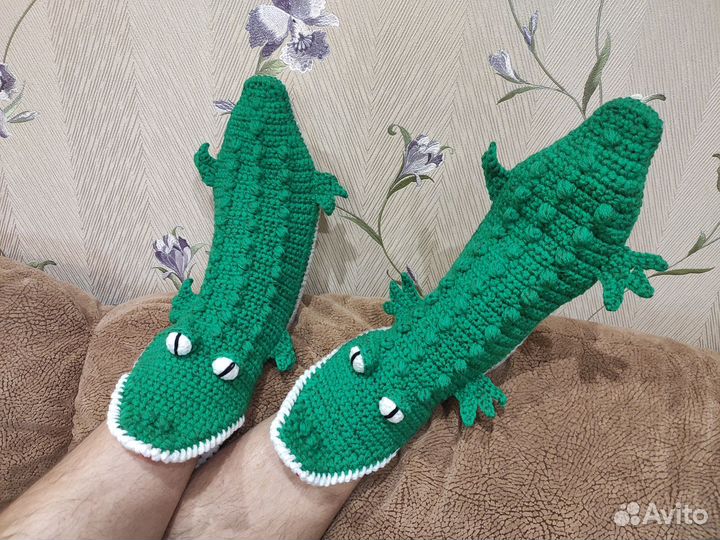 Подарок на 23 февраля. Носки крокодилы, звероноски