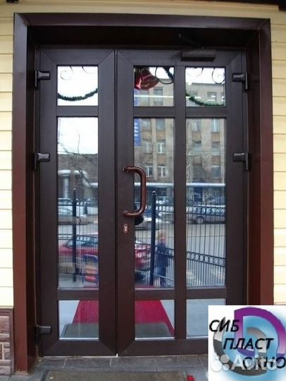 Входная группа из алюминия