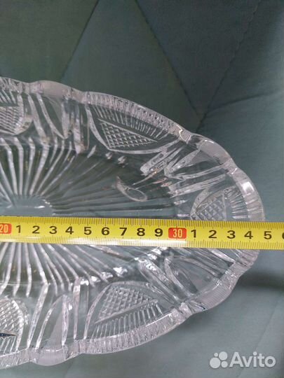 Салатник хрустальный большой