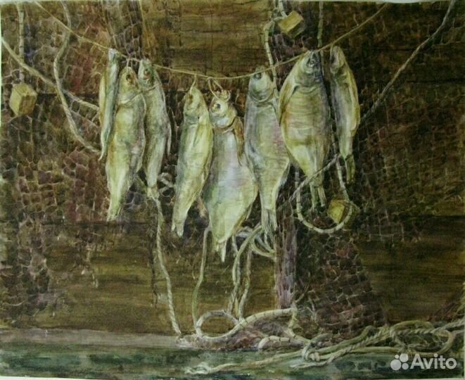 Акварельная картина