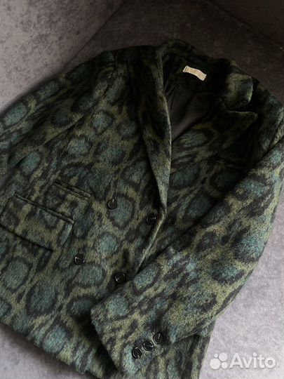 Жакет пиджак леопардовый zara