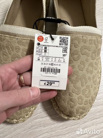 Эспадрильи zara